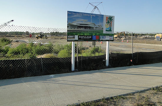 JetBlue Park during construction