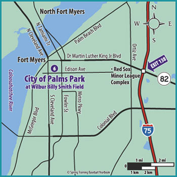 City of Palms Park map