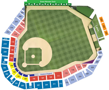 JetBlue Park seating diagram