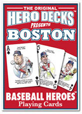 Boston Baseball Heroes Playing Cards