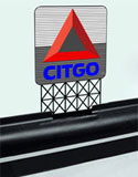 Citgo sign with display case