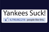 Yankees Suck! (like this) shirt