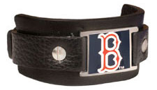 Red Sox leather cuff