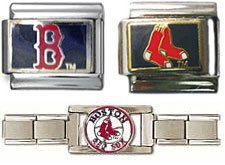 Red Sox Italian charms