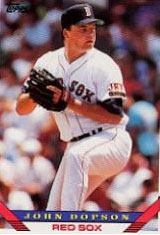 Red Sox pitcher John Dopson