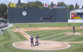 Hadlock Field's new Green Monster