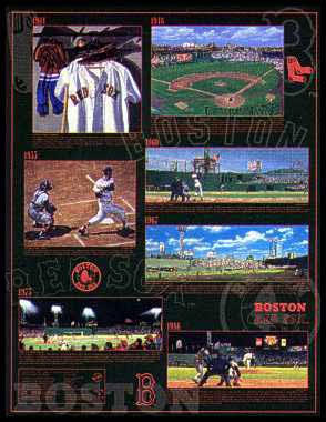 Red Sox Timeline poster