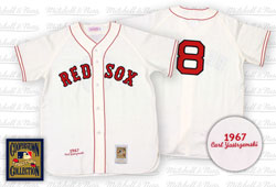 MLB Boston RED SOX Vintage Throwback Jersey for Dogs & Cats in Team Color.  Comfortable Polycotton Material, Extra Small